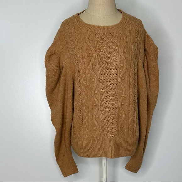 Express knit puff sleeves sweater - Picture 13 of 13